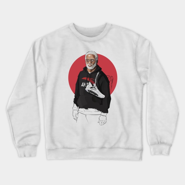 BASKETBALLART - Uncle Drew pulling Crewneck Sweatshirt by JORDAN-ART23